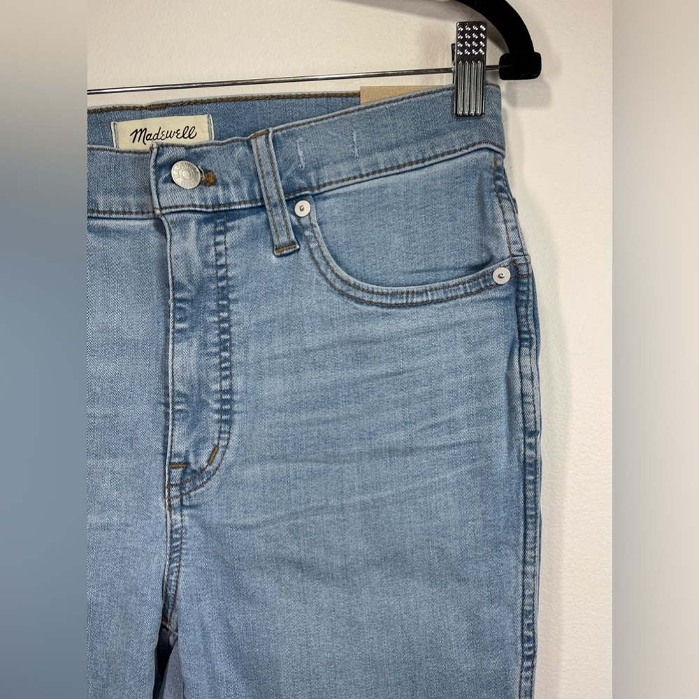 NWT Madewell  Jeans Women's Size 29 High-Rise‎ Skinny Crop in Charlemont Wash - Picture 10 of 16